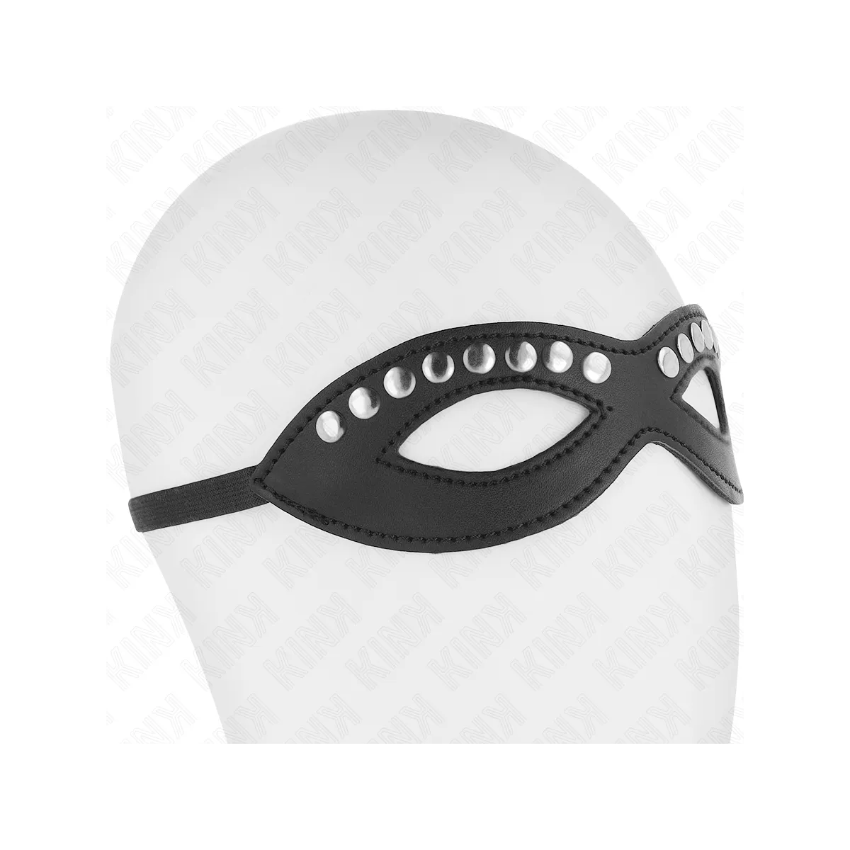 Augenmaske mit Mininieten Modell 1 20,5 X 5,5 cm von Kink Masked Allure | Fesselliebe.de