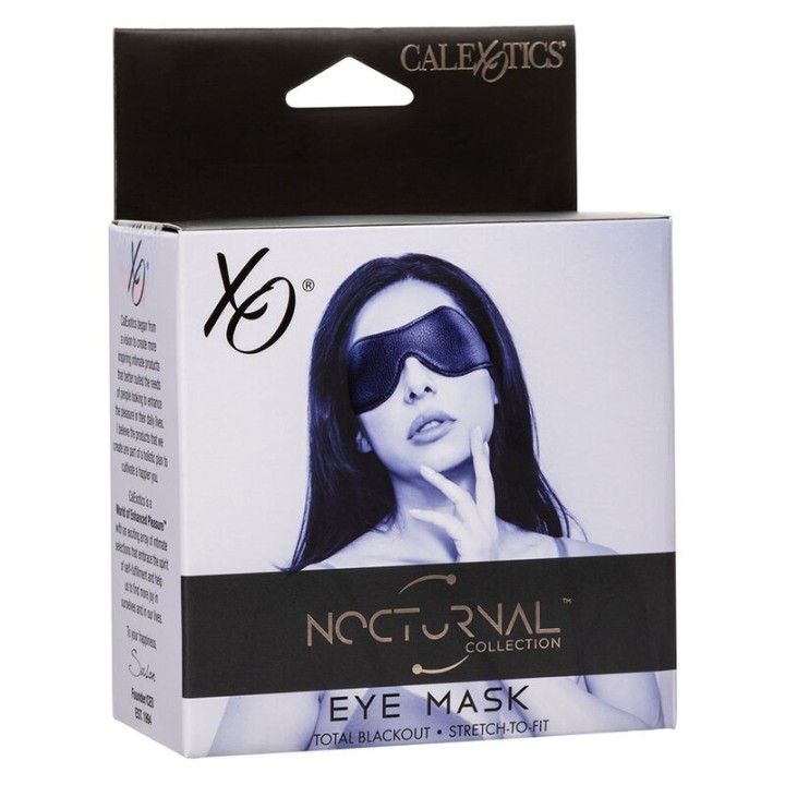 Nocturnal Augenmaske Pvc Leder Schwarz von Calexotics | Fesselliebe.de