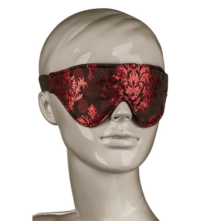 Scandal Blickdichte Augenmaske mit Roten Details von Calexotics | Fesselliebe.de