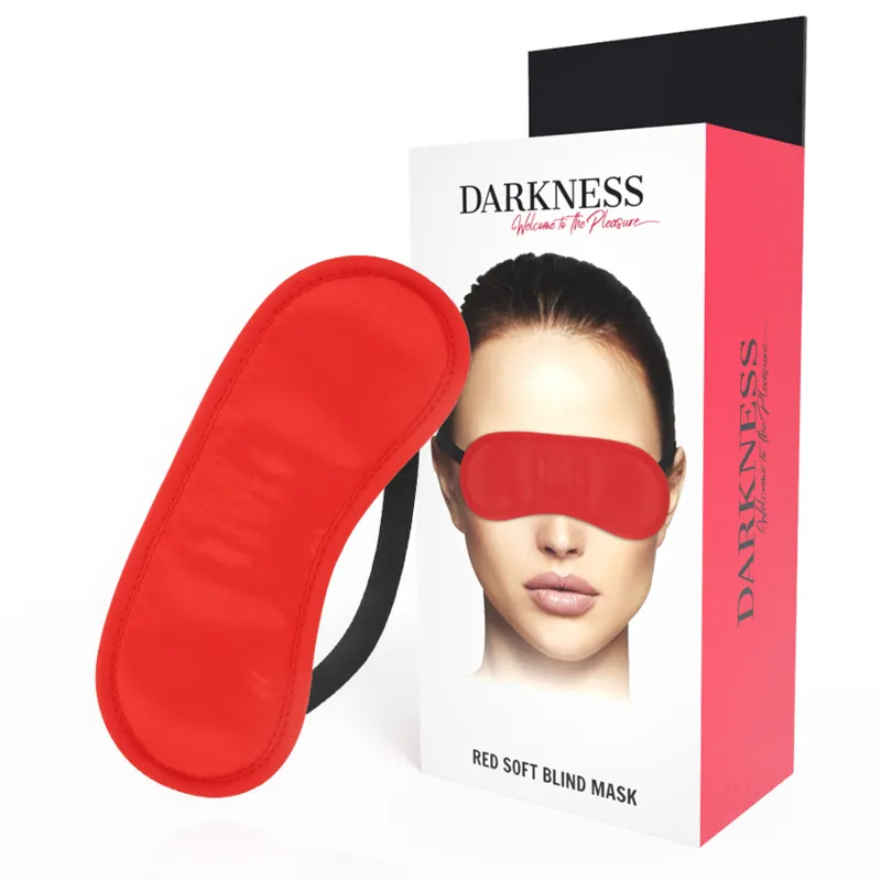 Gerade Rote Maske von Darkness Bondage | Fesselliebe.de