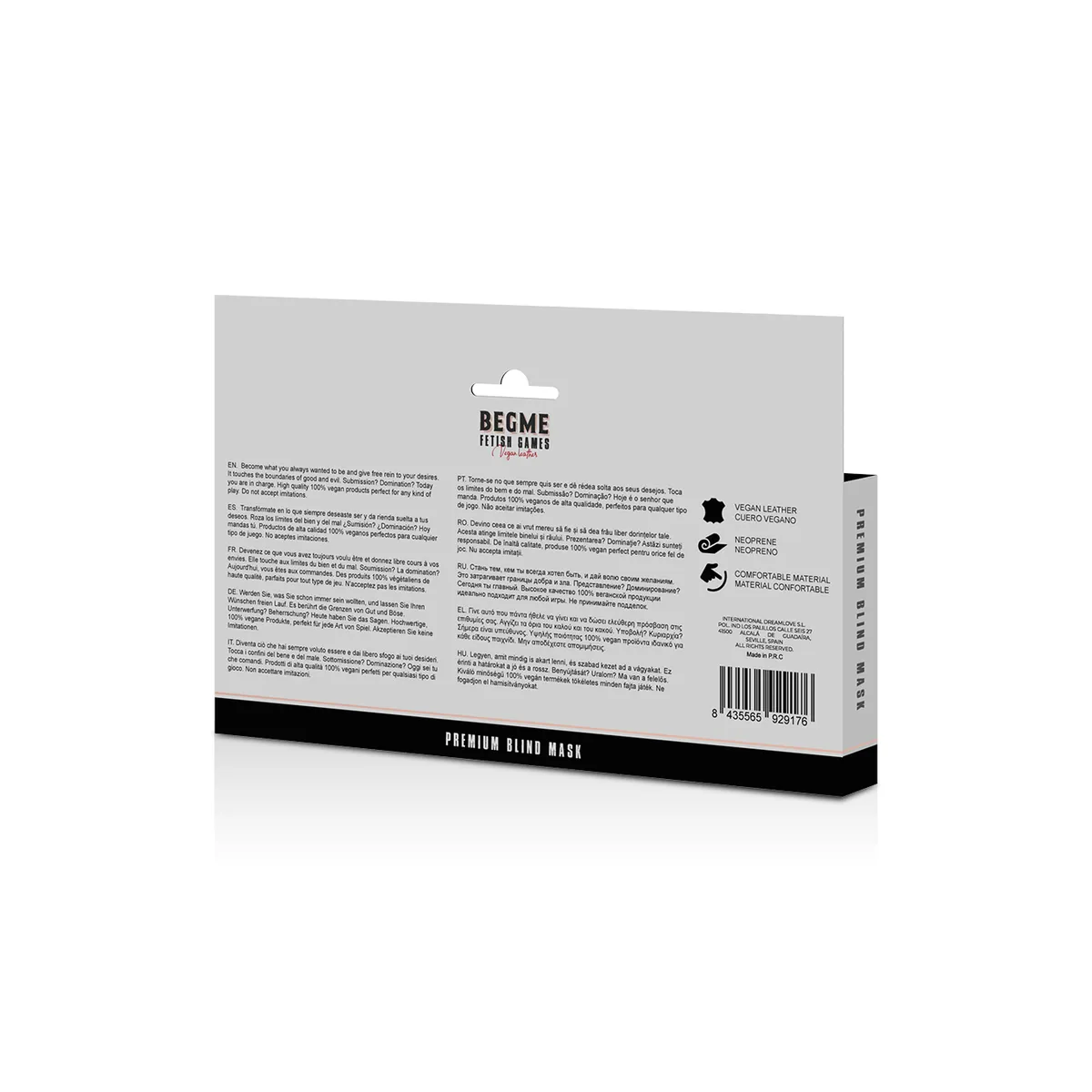 Premium Blindmaske von Begme Black Edition | Fesselliebe.de