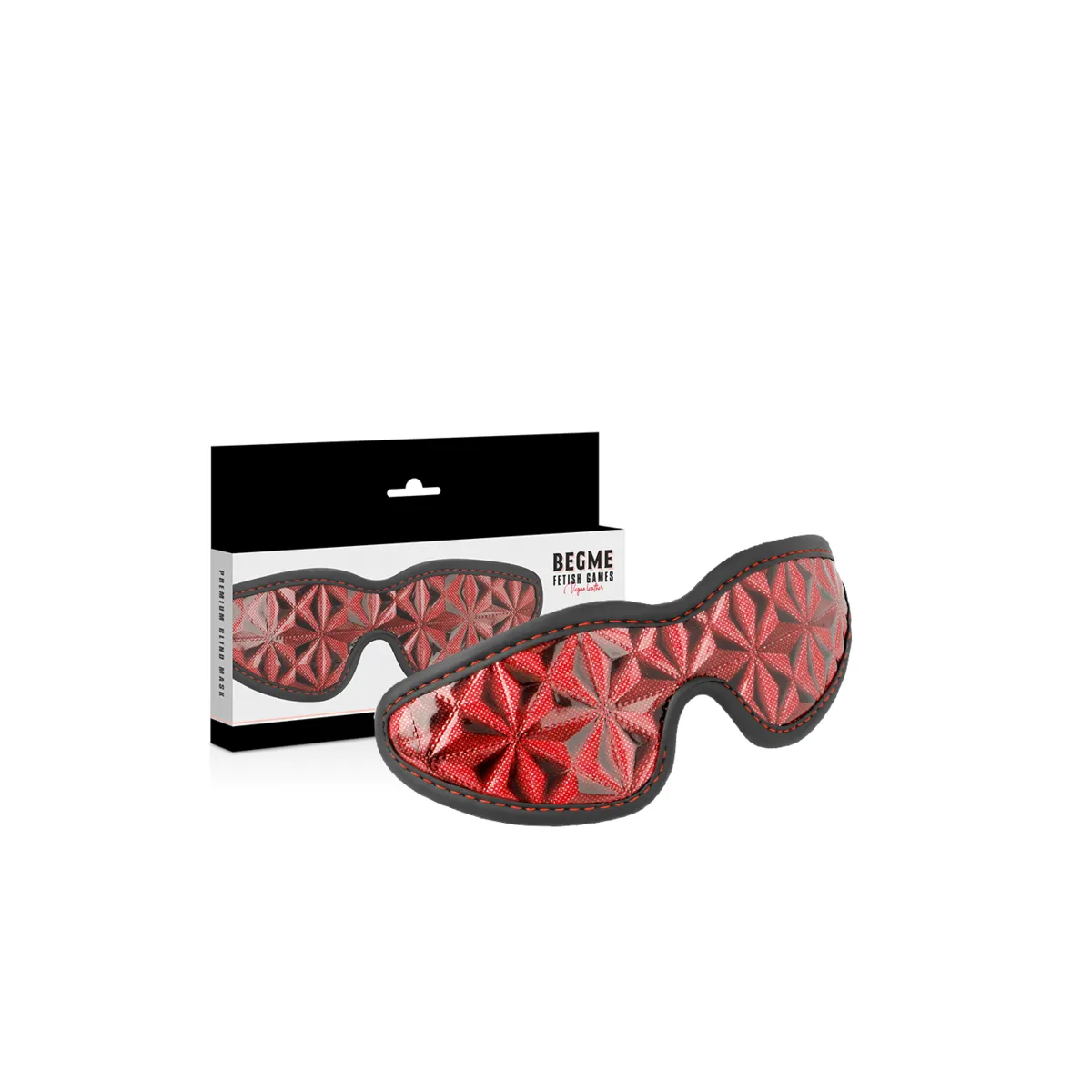 Premium Blindmaske mit Neoprenfutter von Begme Red Edition | Fesselliebe.de