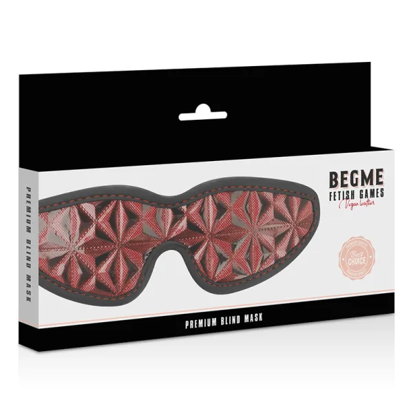 Premium Blindmaske mit Neoprenfutter von Begme Red Edition | Fesselliebe.de