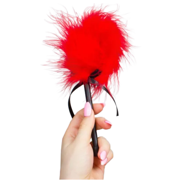 Red Marabou Duster von Secretplay 100% Fetish | Fesselliebe.de