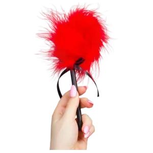 Red Marabou Duster von Secretplay 100% Fetish | Fesselliebe.de