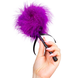 Rosa Lila Marabou-Staubtuch von Secretplay 100% Fetish | Fesselliebe.de