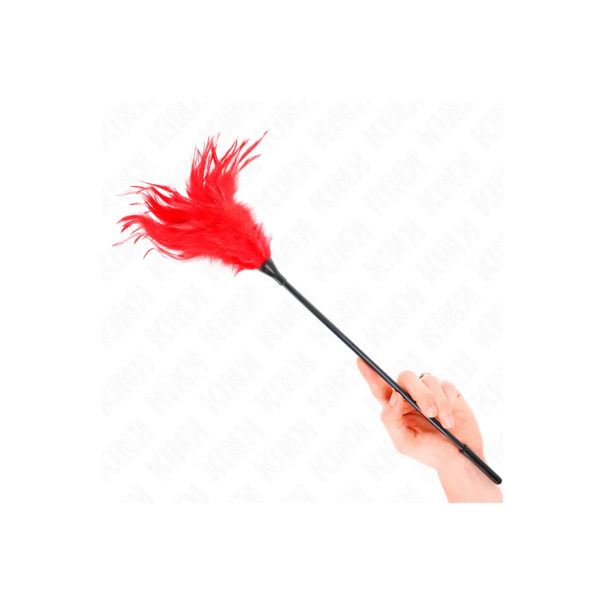 Mehrere Rote Kitzelfedern 45 cm von Kink Impact & Touch | Fesselliebe.de