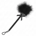 Nylonseilstab mit Kitzelfedern und Schwarzer Schleife 25 cm von Kink Impact & Touch