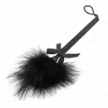 Nylonseilstab mit Kitzelfedern und Schwarzer Schleife 25 cm von Kink Impact & Touch