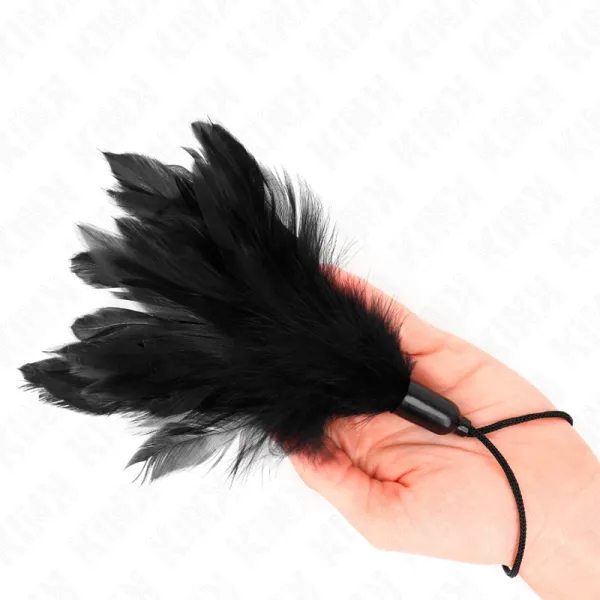 Tickle Feathers mit Seilgriff Kunststoffbasis 15 cm von Kink Impact & Touch | Fesselliebe.de