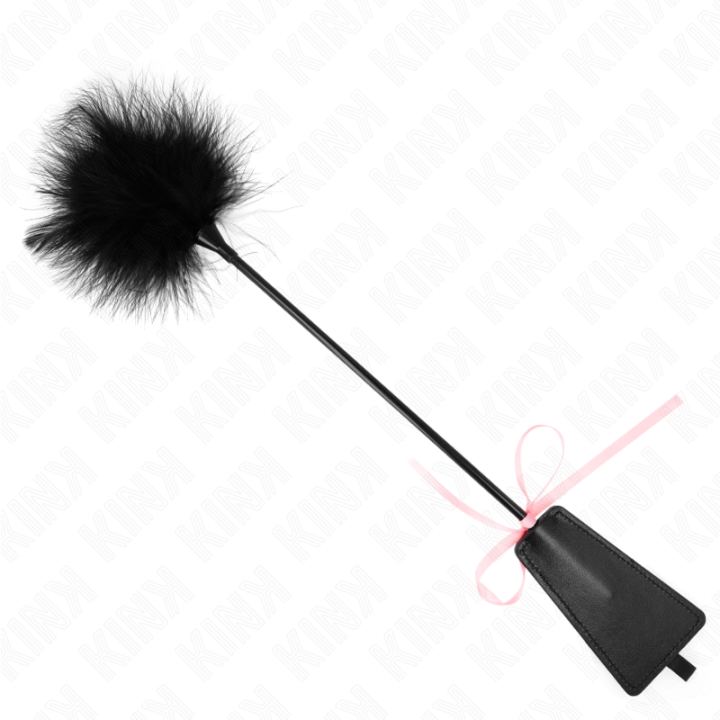 Tickle Feathers mit Rosa Schleife 49 cm von Kink Impact & Touch | Fesselliebe.de