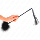 Silikonpeitsche mit Federn Zum Kitzeln 47 cm von Kink Impact & Touch | Fesselliebe.de
