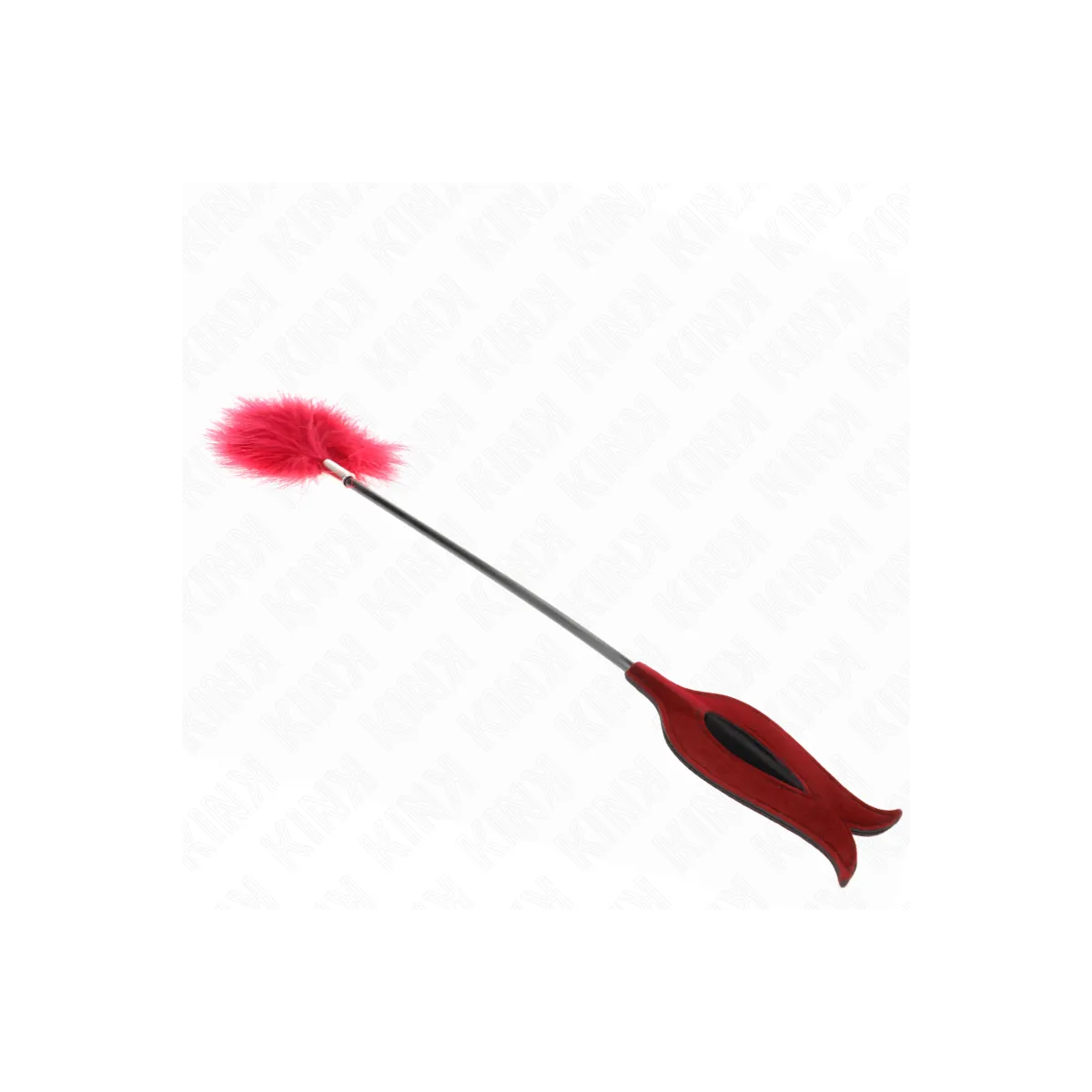 Tickle Feathers mit Rosenförmigem Paddel 8 cm von Kink Impact & Touch | Fesselliebe.de