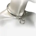 Bdsm-Halskette mit Ring 10cm von Metal Hard