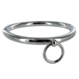 Bdsm-Halskette mit Ring 18cm von Metal Hard | Fesselliebe.de