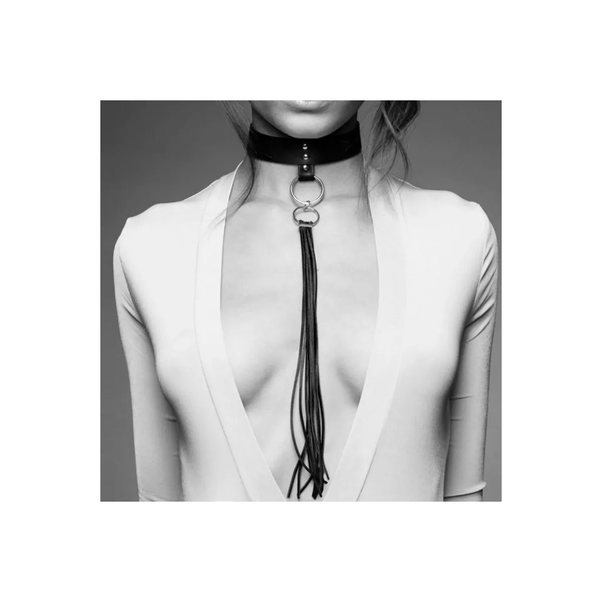 Quasten-Choker Schwarz von Bijoux Maze | Fesselliebe.de