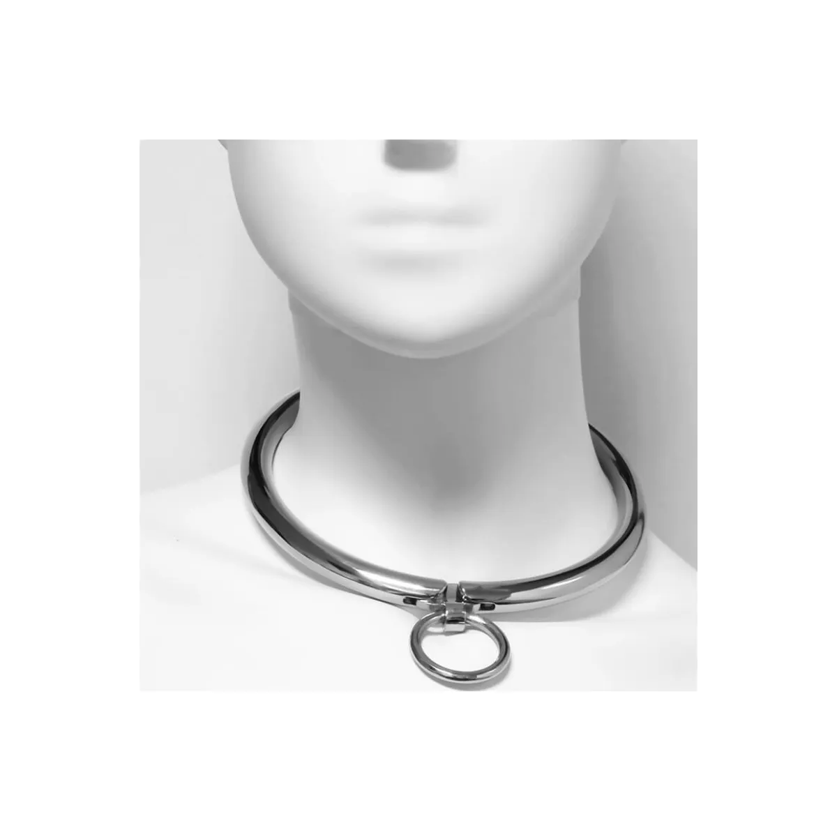 Halskette Kombinationsverschluss 13,5 cm von Metal Hard | Fesselliebe.de