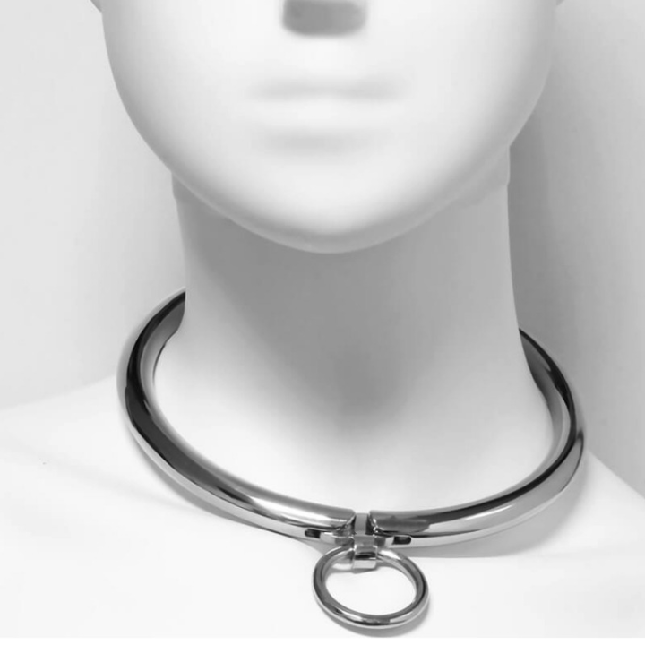 Halskette Kombinationsverschluss 13,5 cm von Metal Hard | Fesselliebe.de