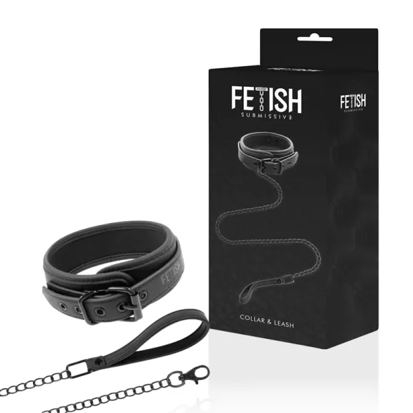 Kettenhalskette mit Noprene-Futter von Fetish Submissive Bondage | Fesselliebe.de
