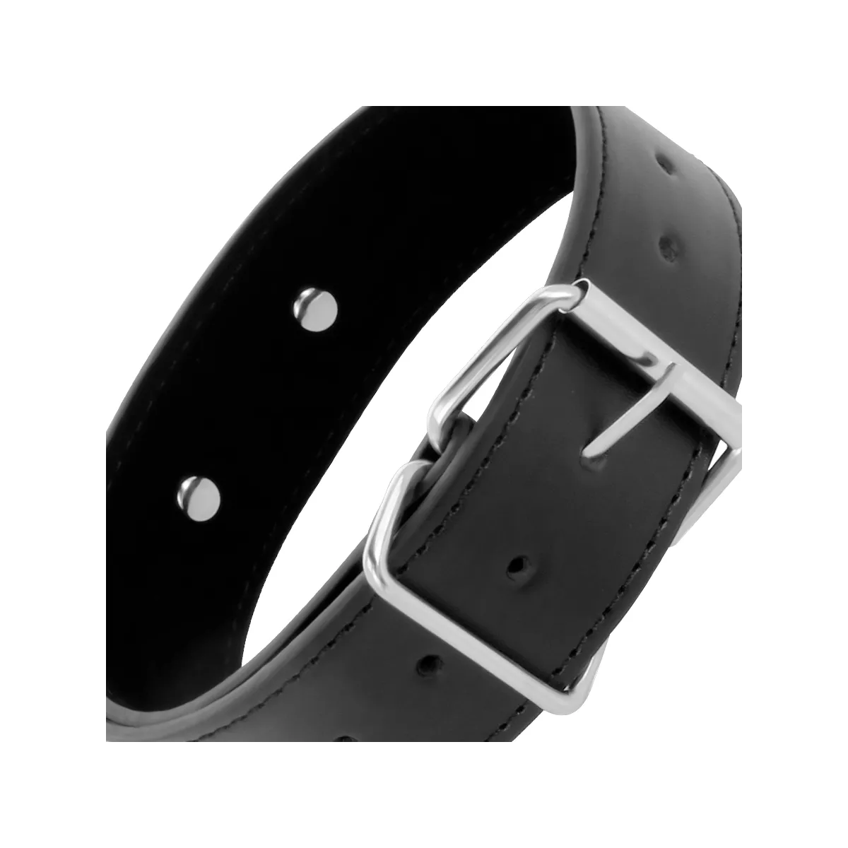 Posture-Halskette mit Lederkette von Darkness Bondage | Fesselliebe.de