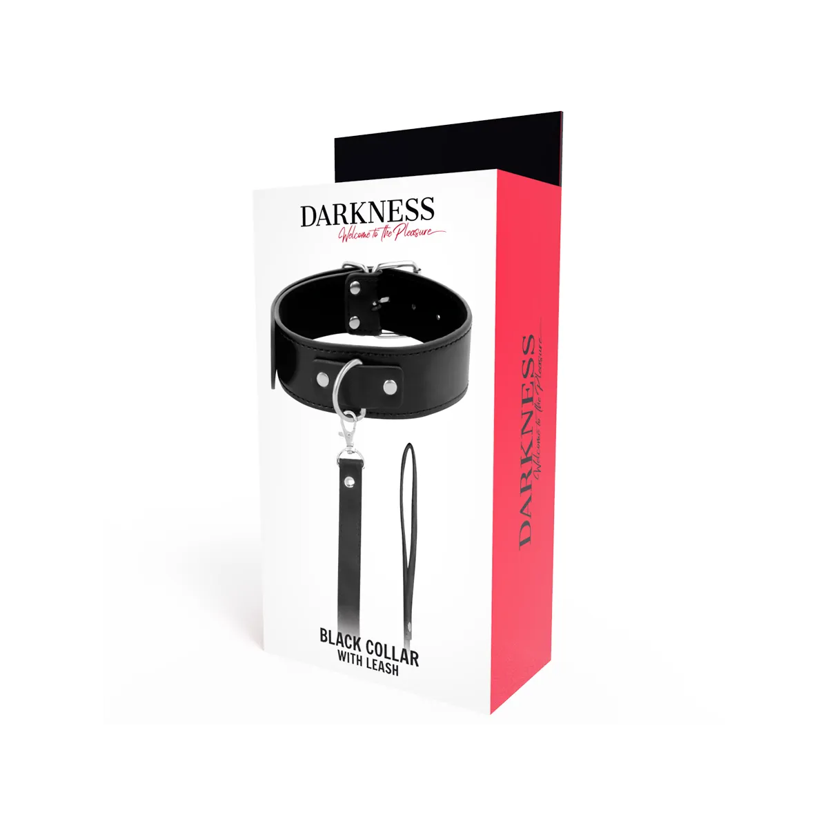 Posture-Halskette mit Lederkette von Darkness Bondage | Fesselliebe.de