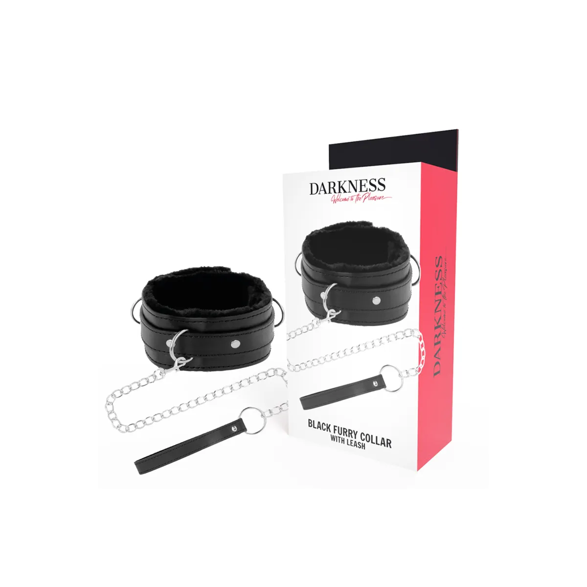 Bequeme Halskette mit Lederkette von Darkness Bondage | Fesselliebe.de