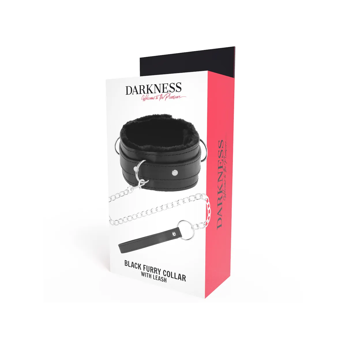 Bequeme Halskette mit Lederkette von Darkness Bondage | Fesselliebe.de