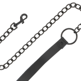 Schwarze Halskette mit Kette von Darkness Bondage | Fesselliebe.de