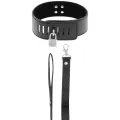 Bdsm-Halsband mit Schwarzem Schloss von Darkness Bondage