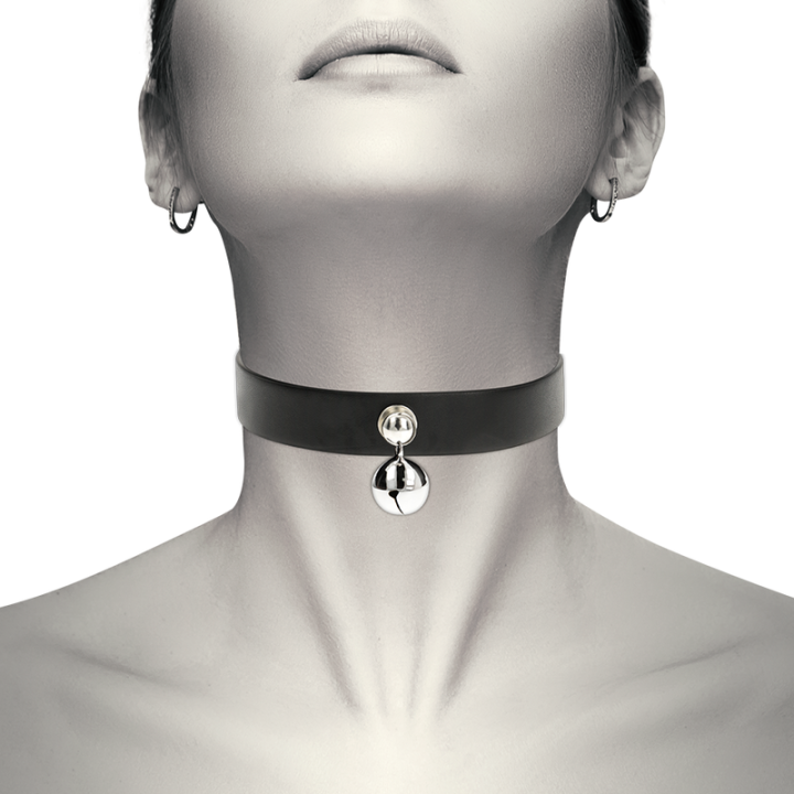 Halskette aus Veganem Leder für Damen Rassel-Zubehör von Coquette Accessories | Fesselliebe.de