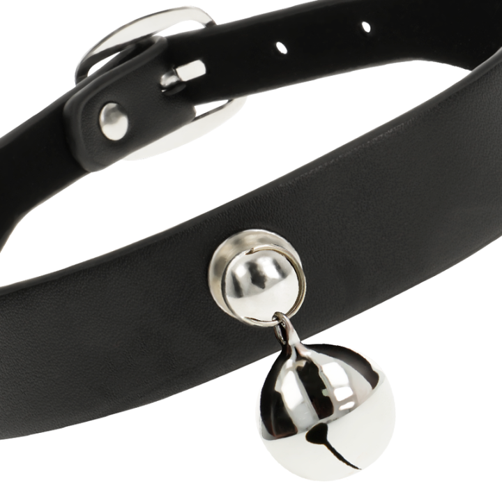 Halskette aus Veganem Leder für Damen Rassel-Zubehör von Coquette Accessories | Fesselliebe.de