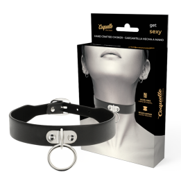 Halskette aus Veganem Leder Fetisch-Accessoire von Coquette Accessories | Fesselliebe.de