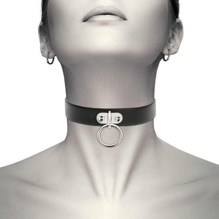 Halskette aus Veganem Leder Fetisch-Accessoire von Coquette Accessories | Fesselliebe.de