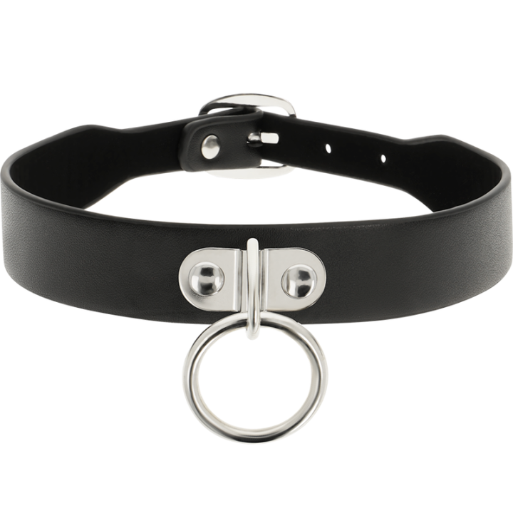 Halskette aus Veganem Leder Fetisch-Accessoire von Coquette Accessories | Fesselliebe.de