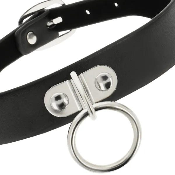 Halskette aus Veganem Leder Fetisch-Accessoire von Coquette Accessories | Fesselliebe.de