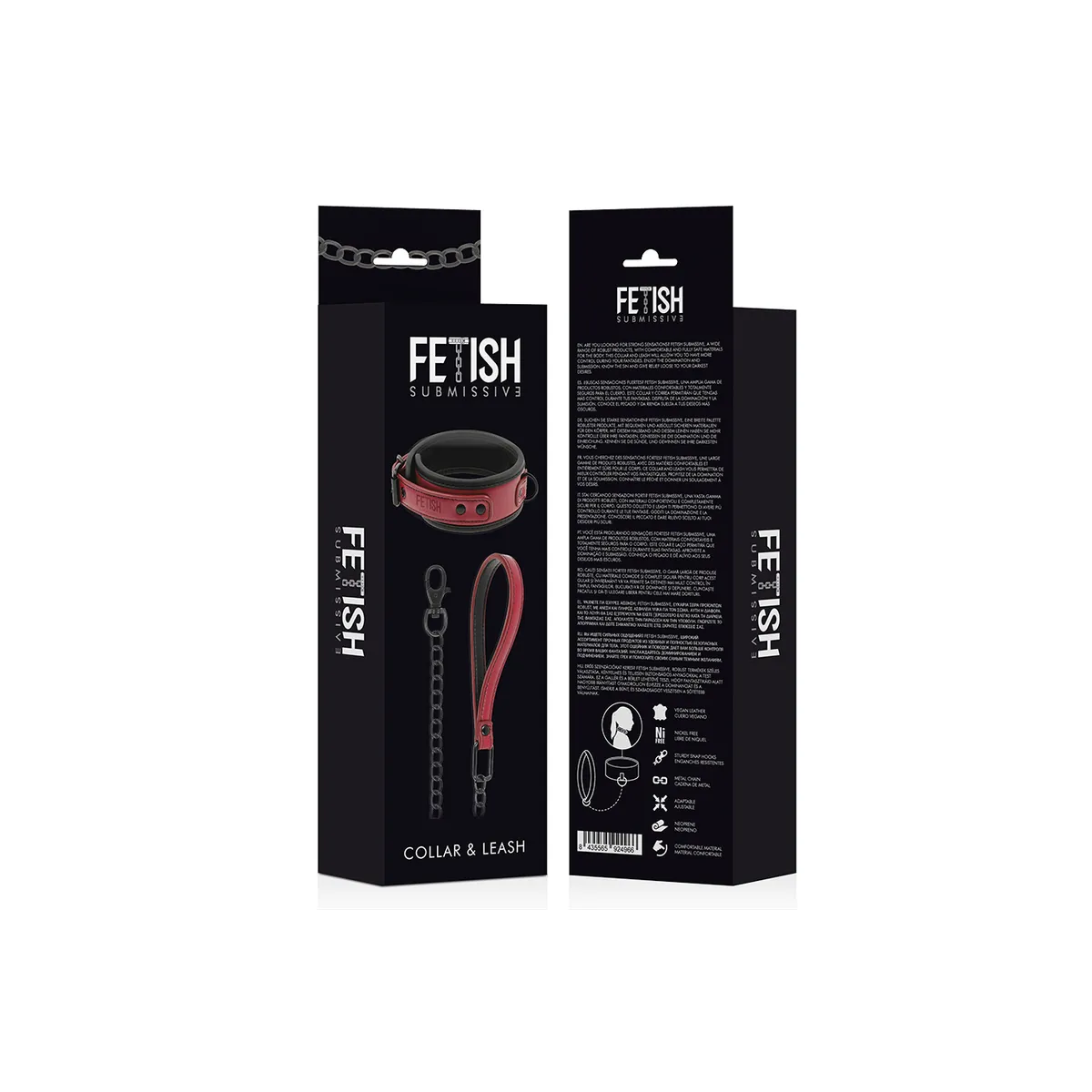 Kettenhalskette mit Neoprenfutter von Fetish Submissive Dark Room | Fesselliebe.de