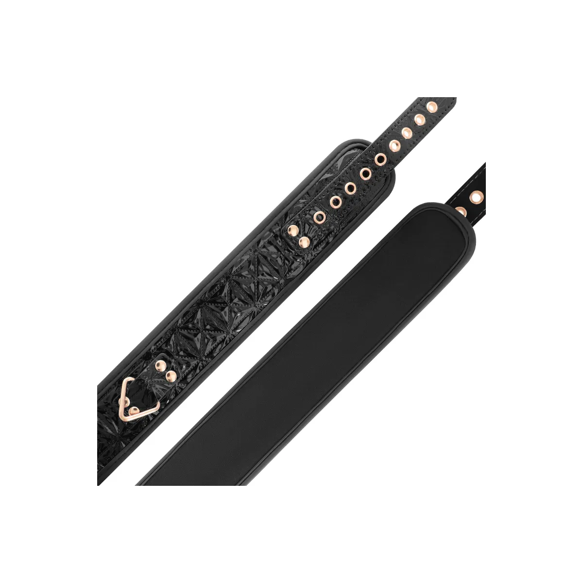 Premium Veganer Lederhalsband von Begme Black Edition | Fesselliebe.de