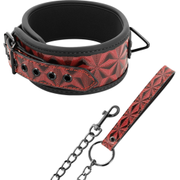 Premium Veganes Lederhalsband mit Neoprenfutter von Begme Red Edition | Fesselliebe.de
