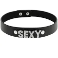 Sexy Veganes Leder-Halsband von Coquette Accessories