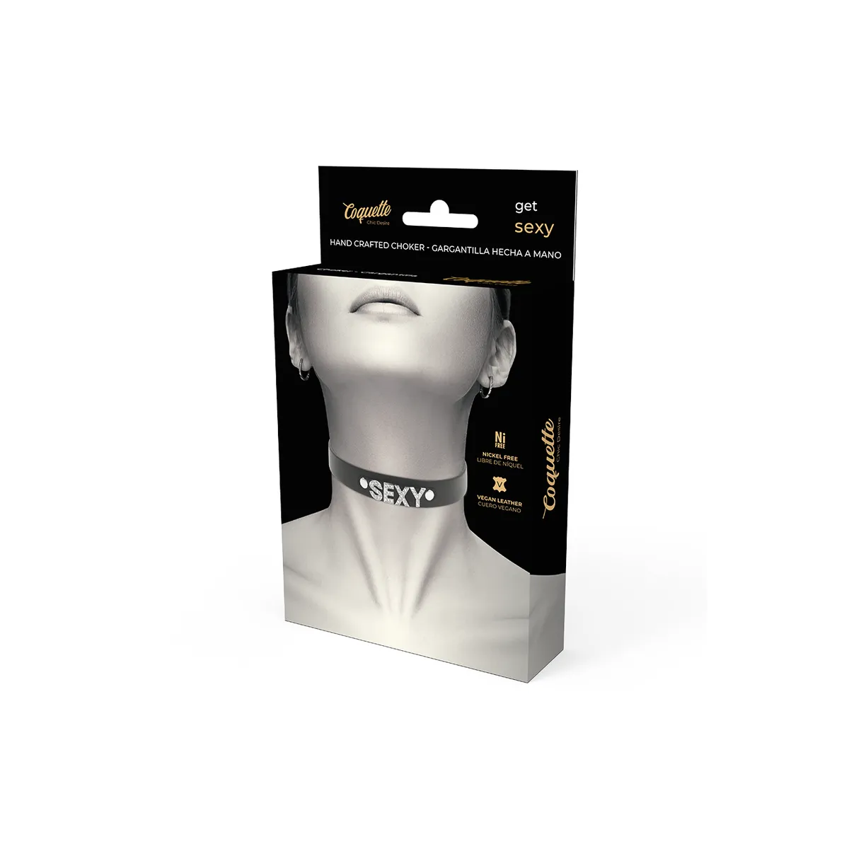 Sexy Veganes Leder-Halsband von Coquette Accessories | Fesselliebe.de