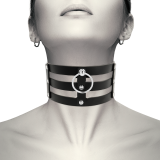 Veganes Leder-Halsband Im Fetisch-Stil von Coquette Accessories | Fesselliebe.de
