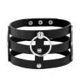 Veganes Leder-Halsband Im Fetisch-Stil von Coquette Accessories
