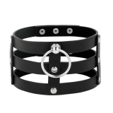 Veganes Leder-Halsband Im Fetisch-Stil von Coquette Accessories | Fesselliebe.de