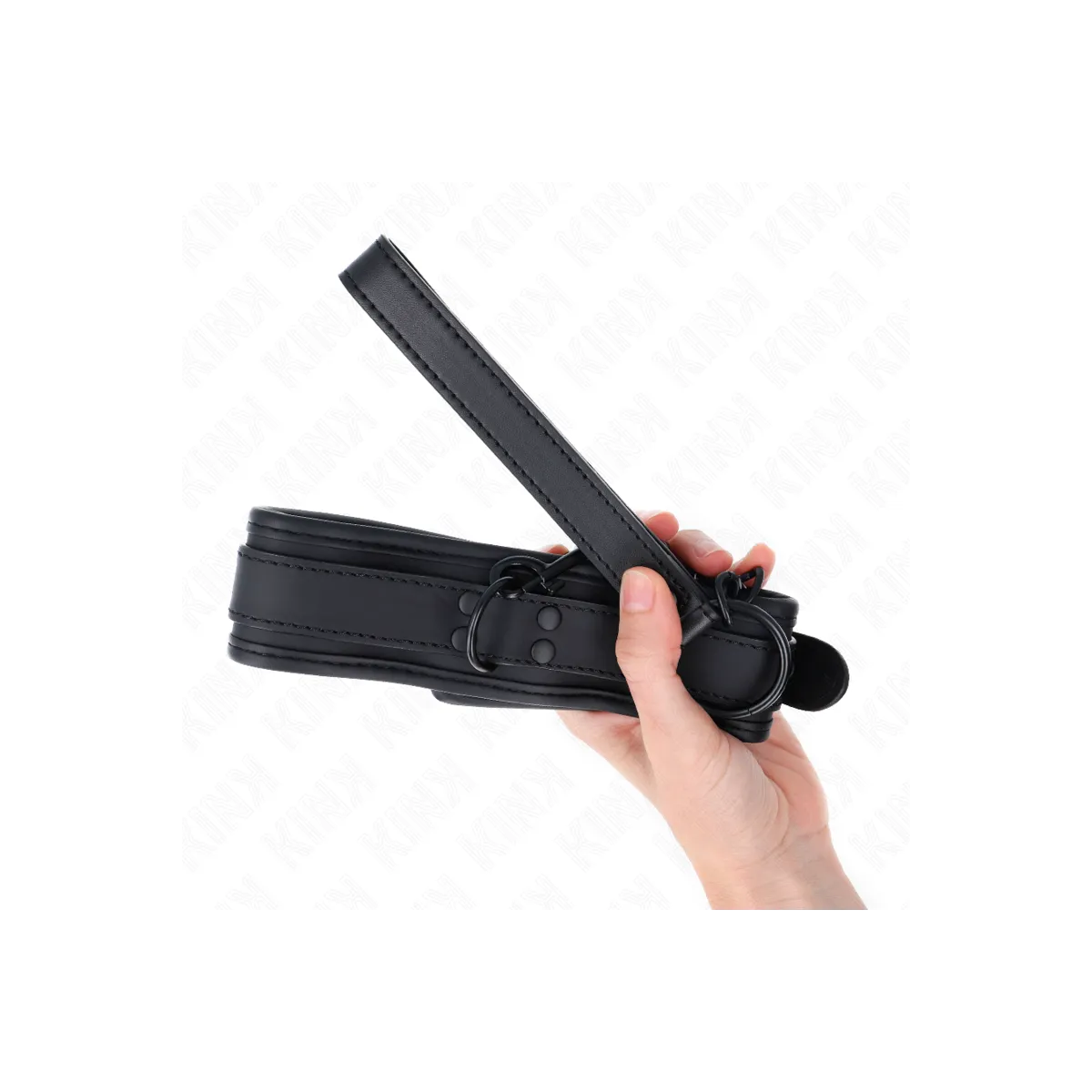 Neopren Bondage Halsband Modell 1 mit Gürtel 78 cm Verstellbar 37,5 X 49,5 cm von Kink Collar & Gag | Fesselliebe.de