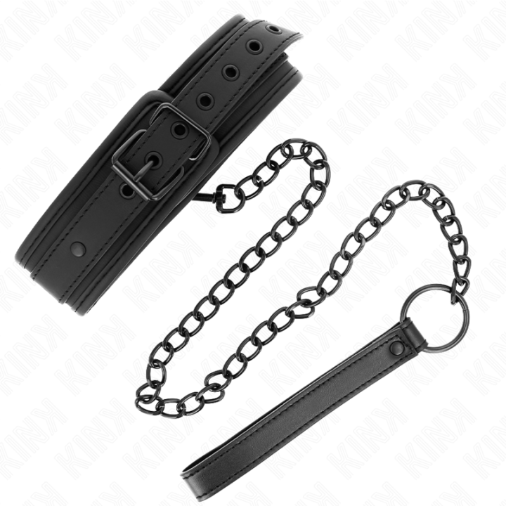 Neopren Bondage Halsband Modell 1 mit Gürtel 78 cm Verstellbar 37,5 X 49,5 cm von Kink Collar & Gag | Fesselliebe.de