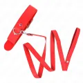 Halskette mit Gürtel 116 cm Rojo Gurt Verstellbar 32-50 cm X 8 cm von Kink Collar & Gag