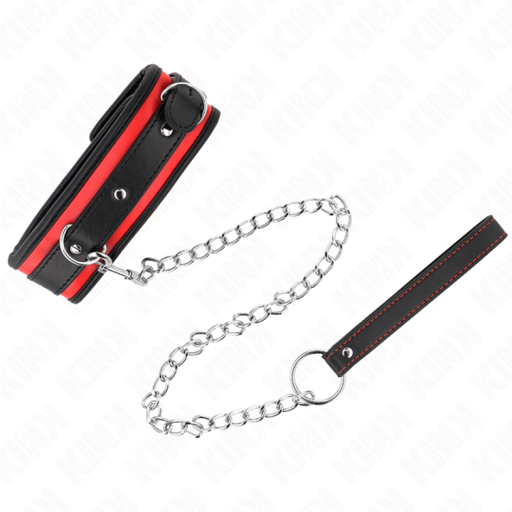 Schwere Halskette mit Gürtel 65 cm Modell 2 Verstellbar 36,5-50 cm von Kink Collar & Gag | Fesselliebe.de