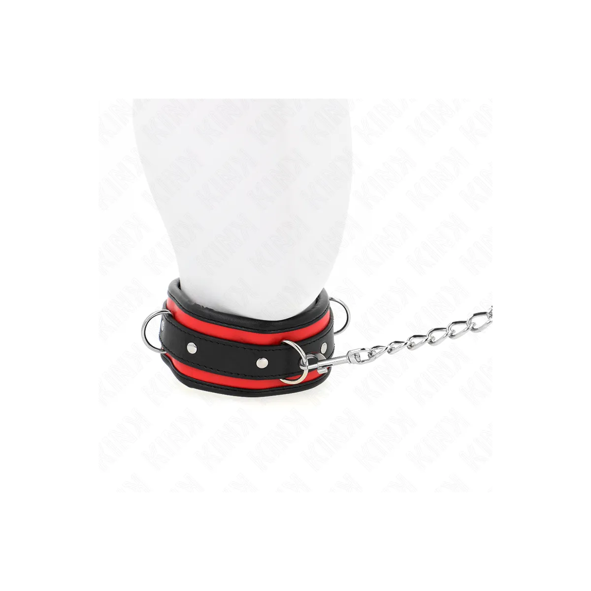 Schwere Halskette mit Gürtel 65 cm Modell 2 Verstellbar 36,5-50 cm von Kink Collar & Gag | Fesselliebe.de