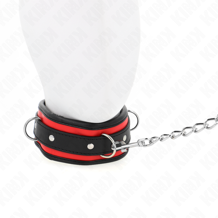 Schwere Halskette mit Gürtel 65 cm Modell 2 Verstellbar 36,5-50 cm von Kink Collar & Gag | Fesselliebe.de