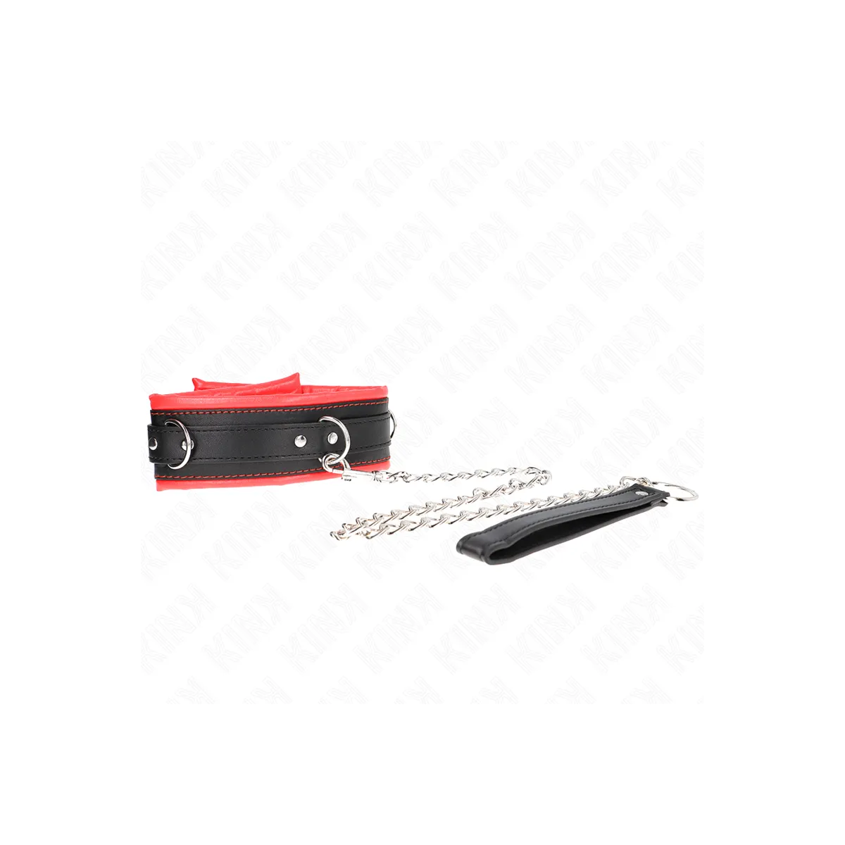 Schwere Halskette mit Gürtel 65 cm Modell 3 Verstellbar 36,5-50 cm von Kink Collar & Gag | Fesselliebe.de